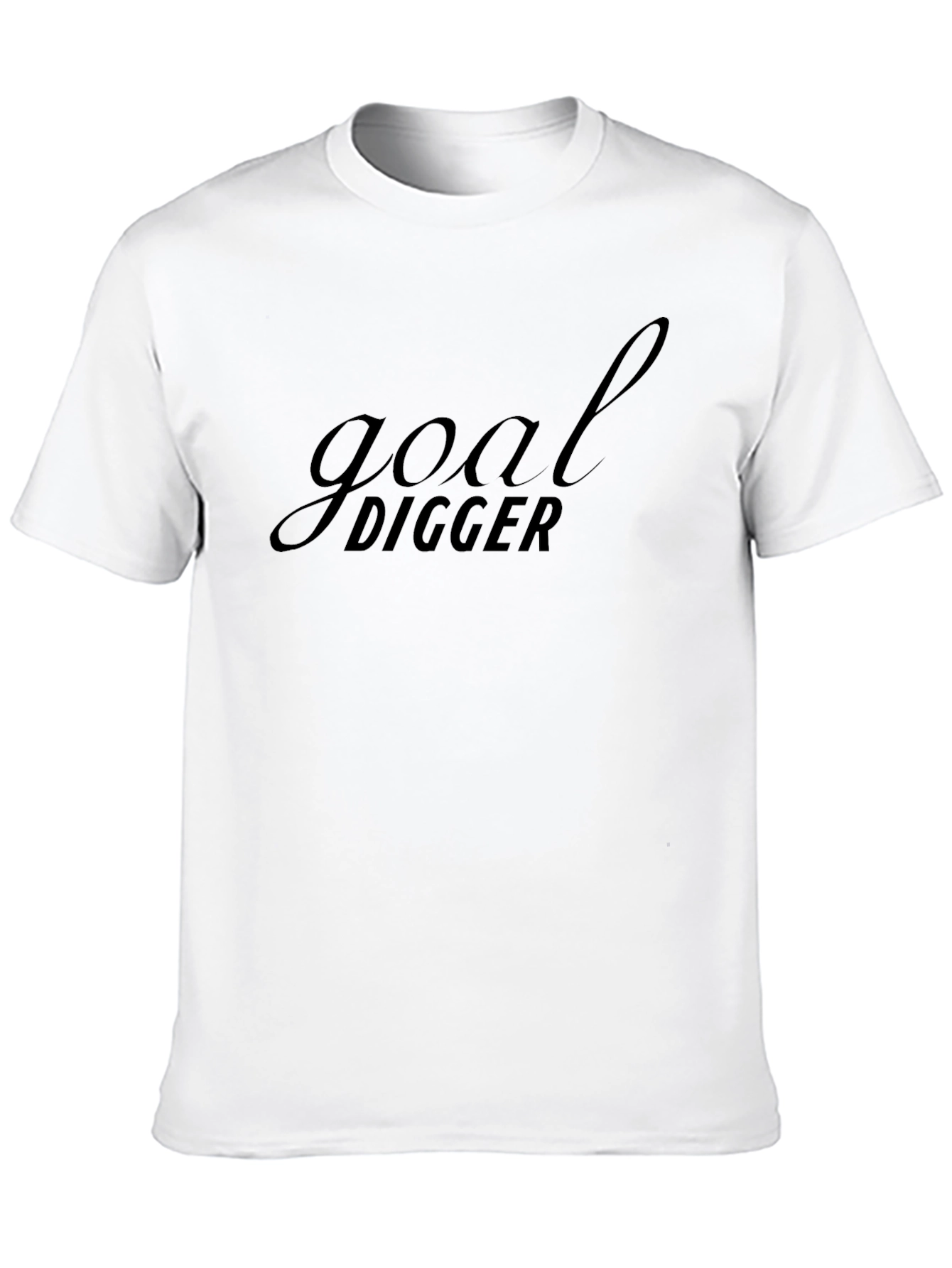 Camiseta Negra Goal Digger para Hombre
