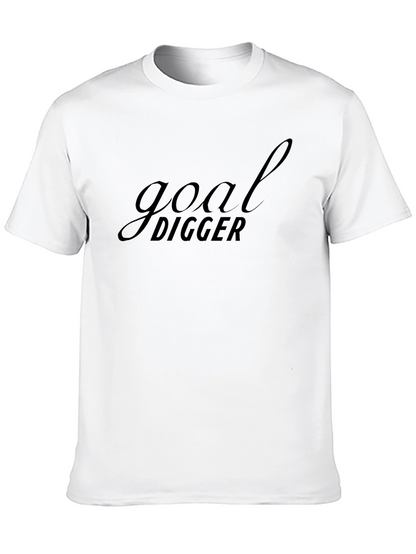 Camiseta Negra Goal Digger para Hombre
