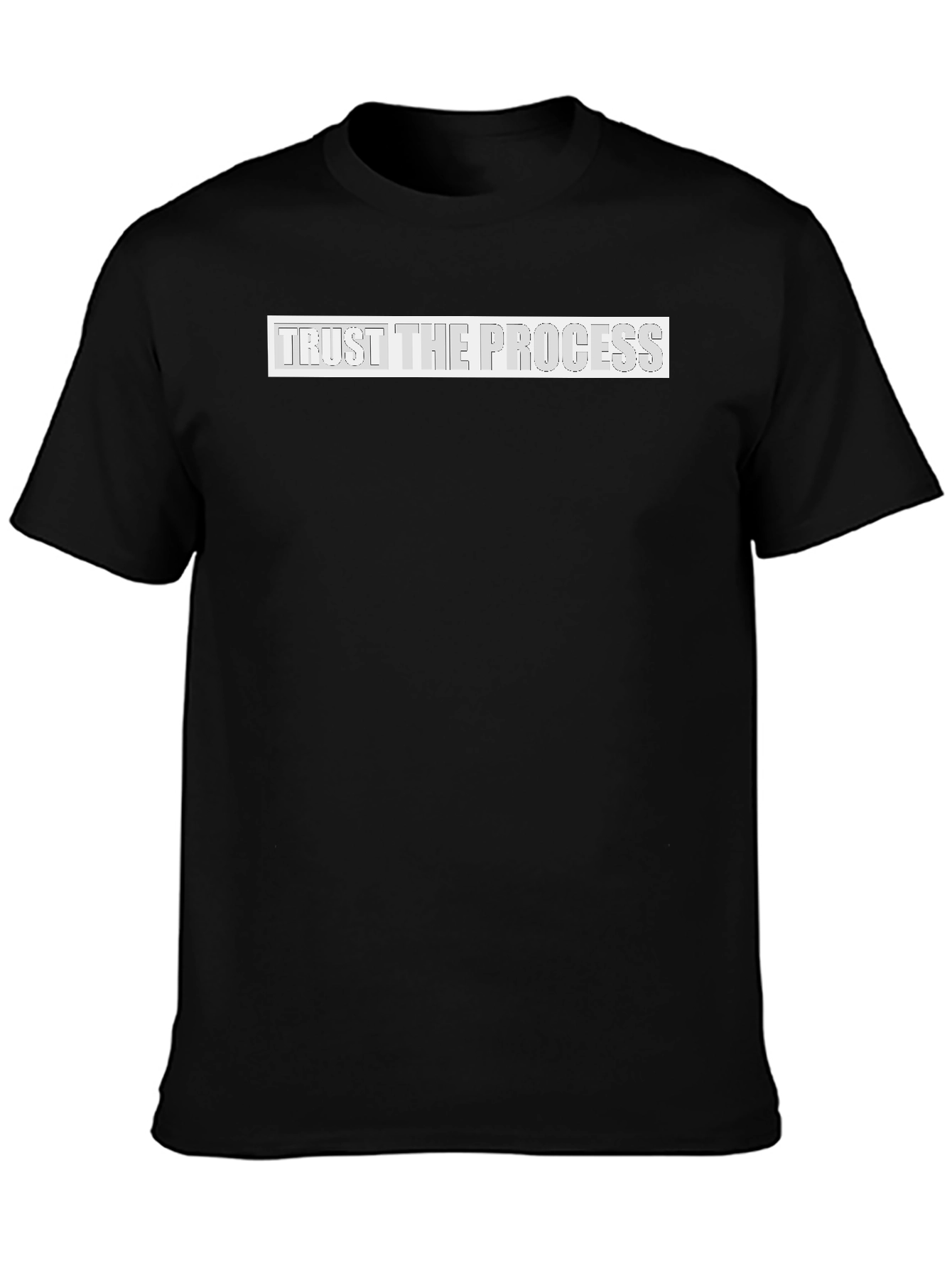 Camiseta Negra: Confía en el Proceso