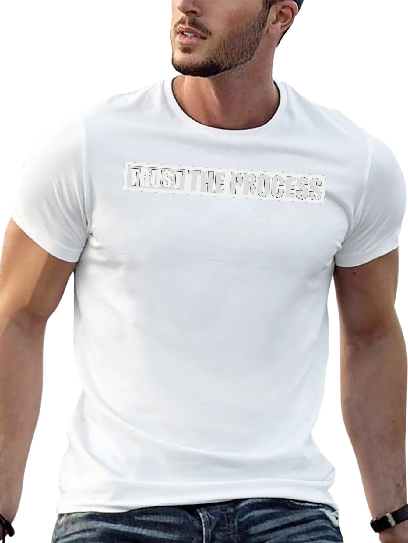 Camiseta Negra: Confía en el Proceso