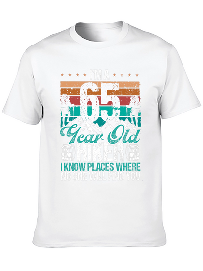 Camiseta Hiker 65 Años - Aventuras y Humor