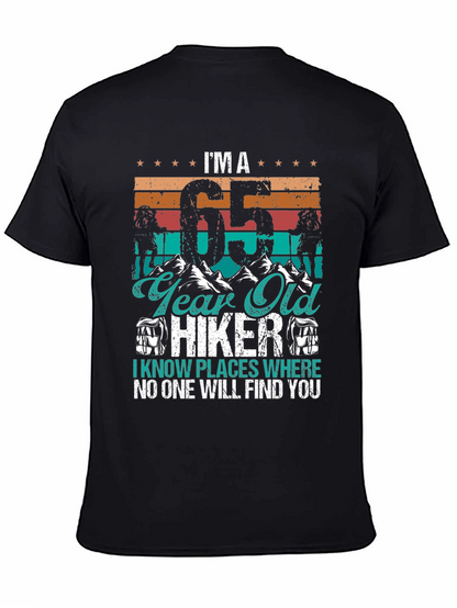 Camiseta Hiker 65 Años - Aventuras y Humor