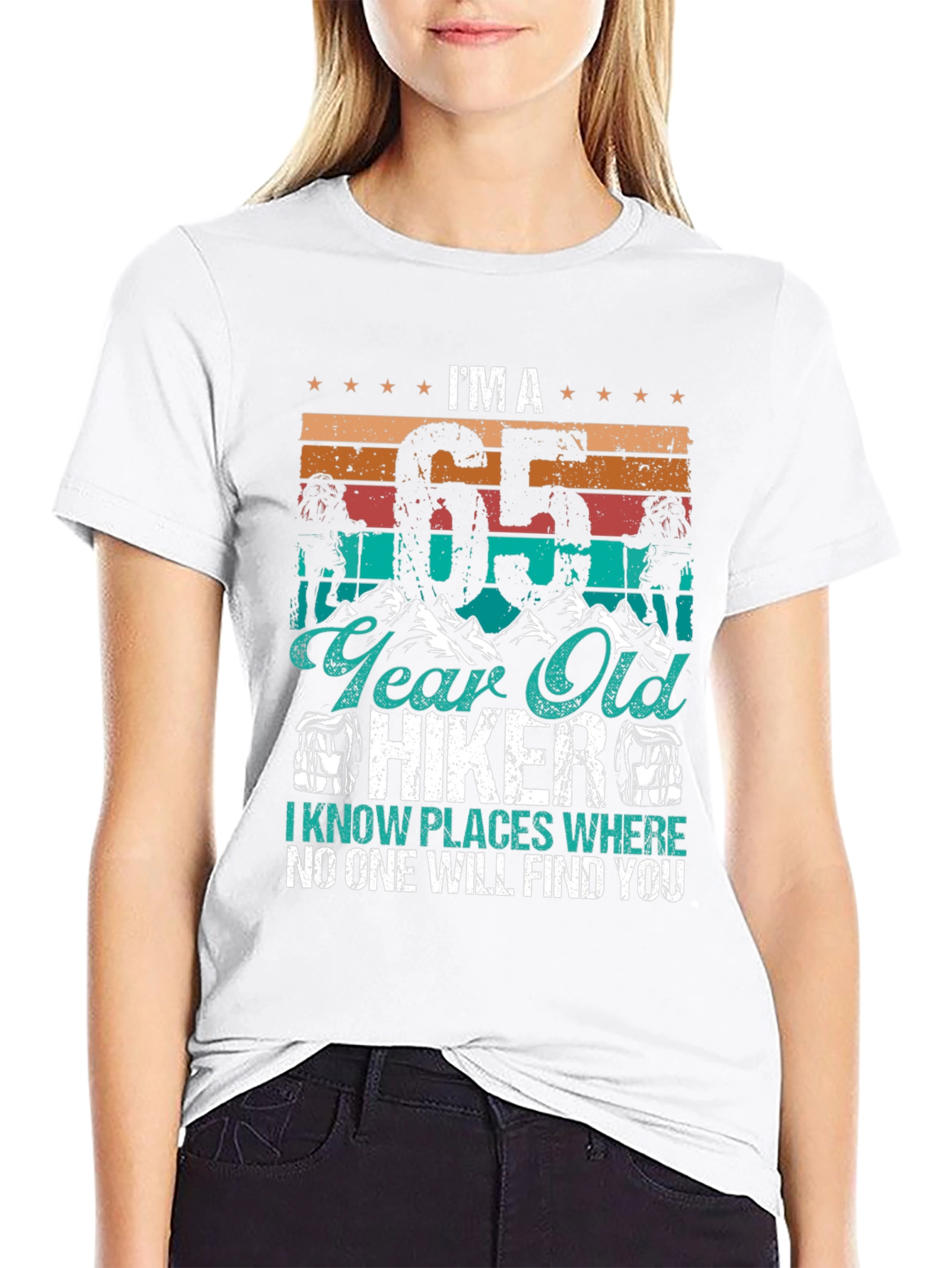 Camiseta Hiker 65 Años - Aventuras y Humor