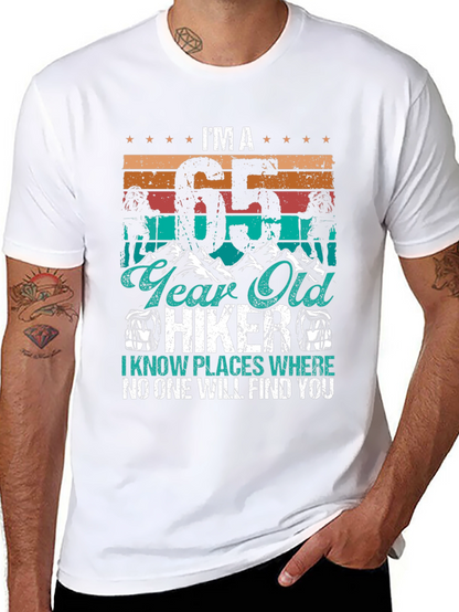 Camiseta Hiker 65 Años - Aventuras y Humor