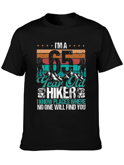 Camiseta Hiker 65 Años - Aventuras y Humor