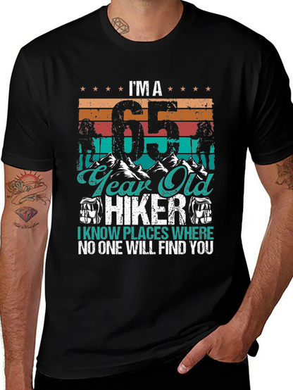 Camiseta Hiker 65 Años - Aventuras y Humor