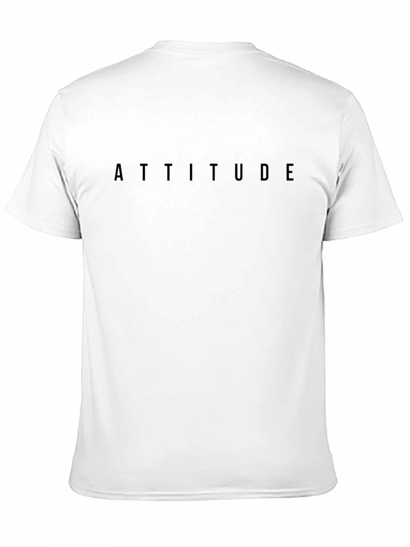 Camiseta Negra Actitud para Hombre