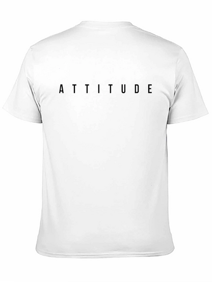 Camiseta Negra Actitud para Hombre