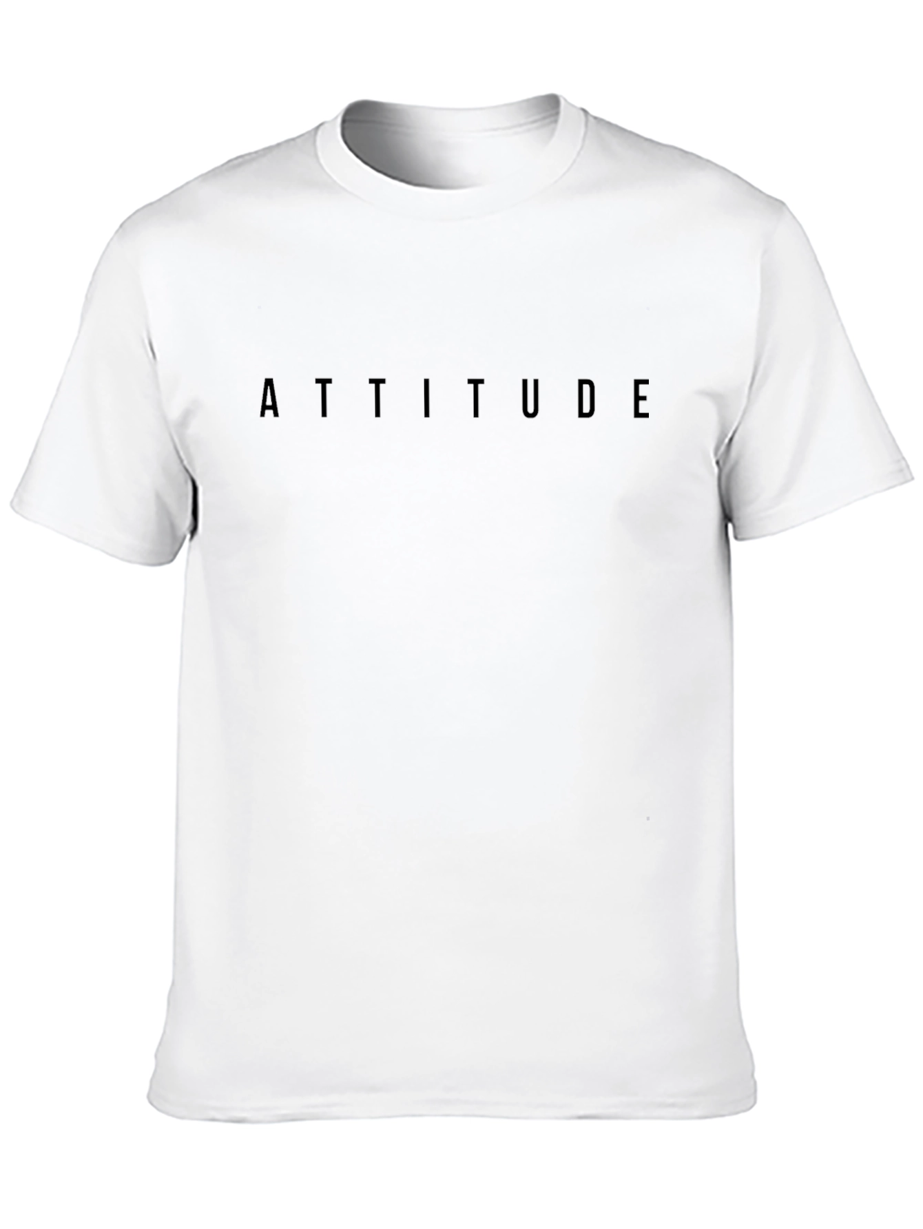 Camiseta Negra Actitud para Hombre
