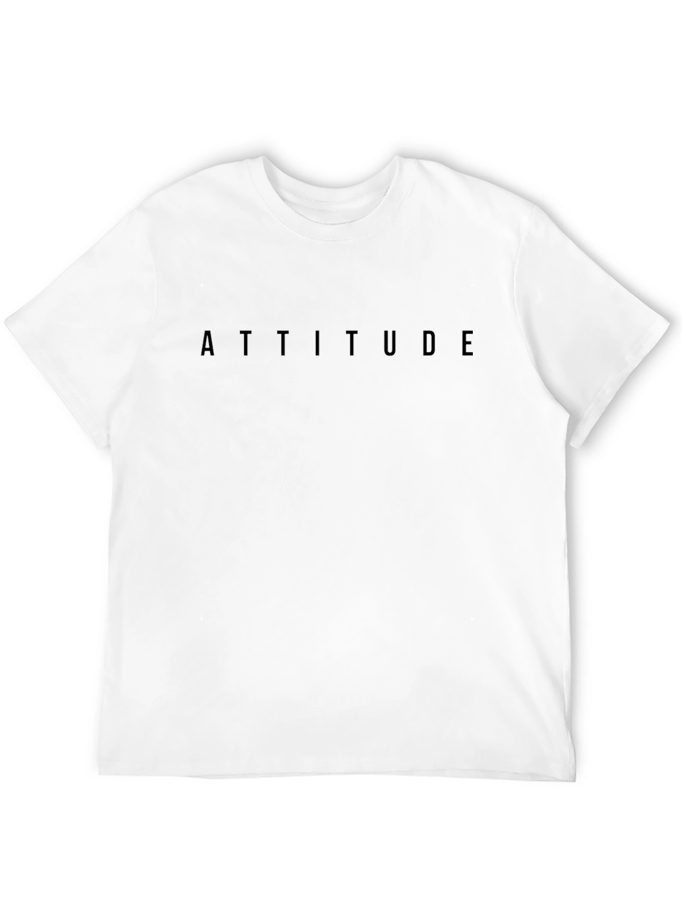 Camiseta Negra Actitud para Hombre