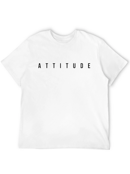 Camiseta Negra Actitud para Hombre