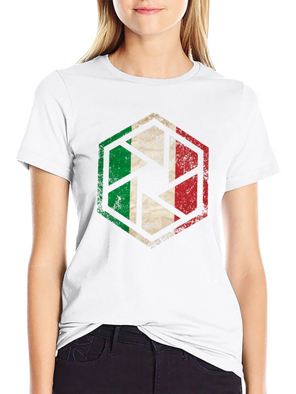Camiseta Negra Diseño Italia Fotografía