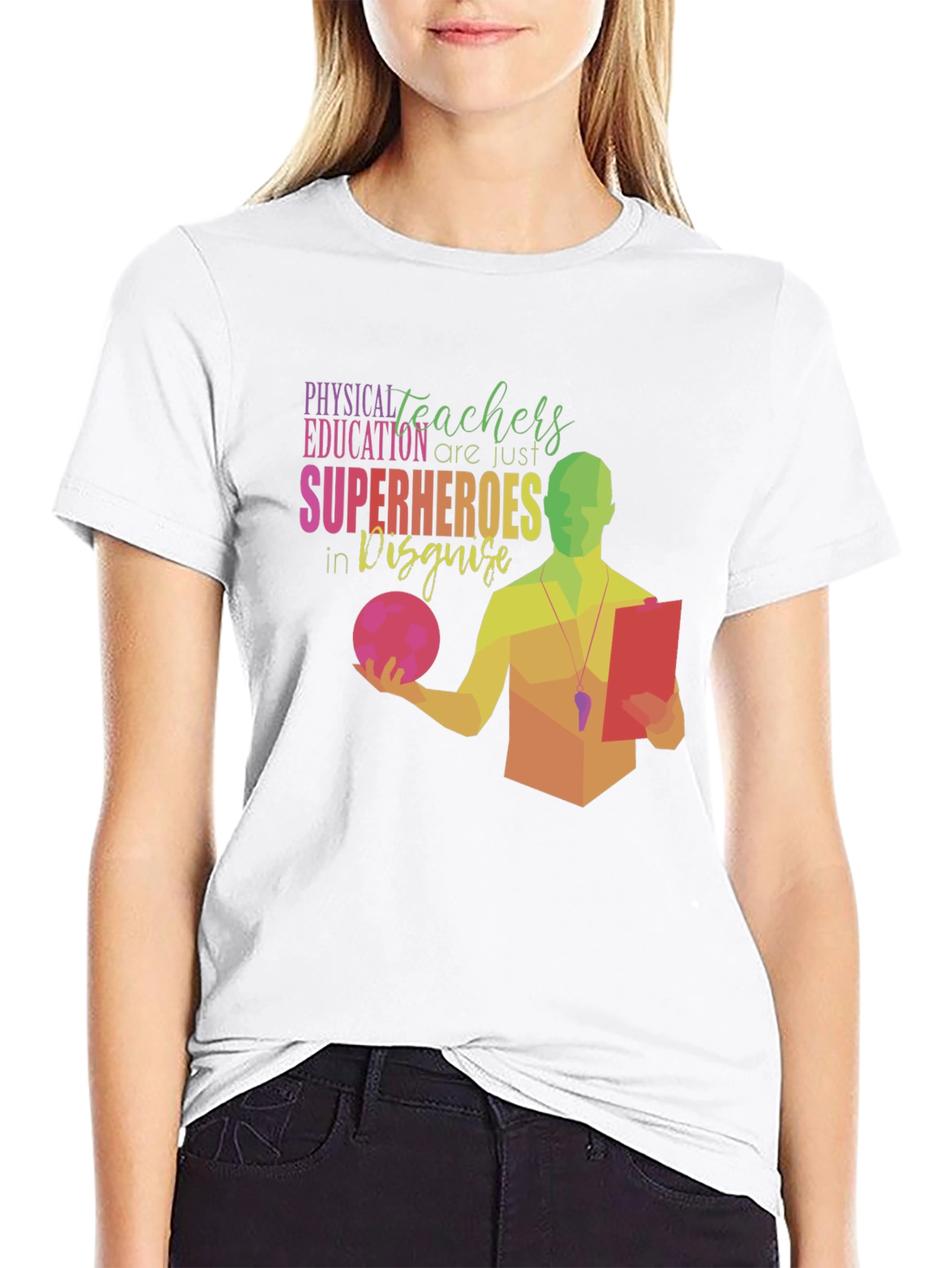 Camiseta Negra: Héroes de Educación Física