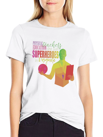 Camiseta Negra: Héroes de Educación Física