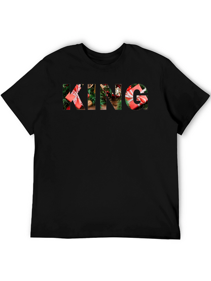Camiseta Negra Navideña KING