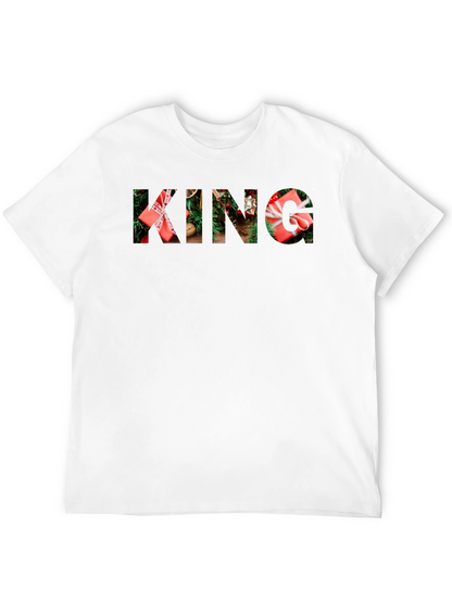 Camiseta Negra Navideña KING