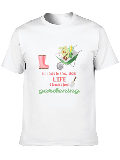 Camiseta Negra Lecciones de Jardinería