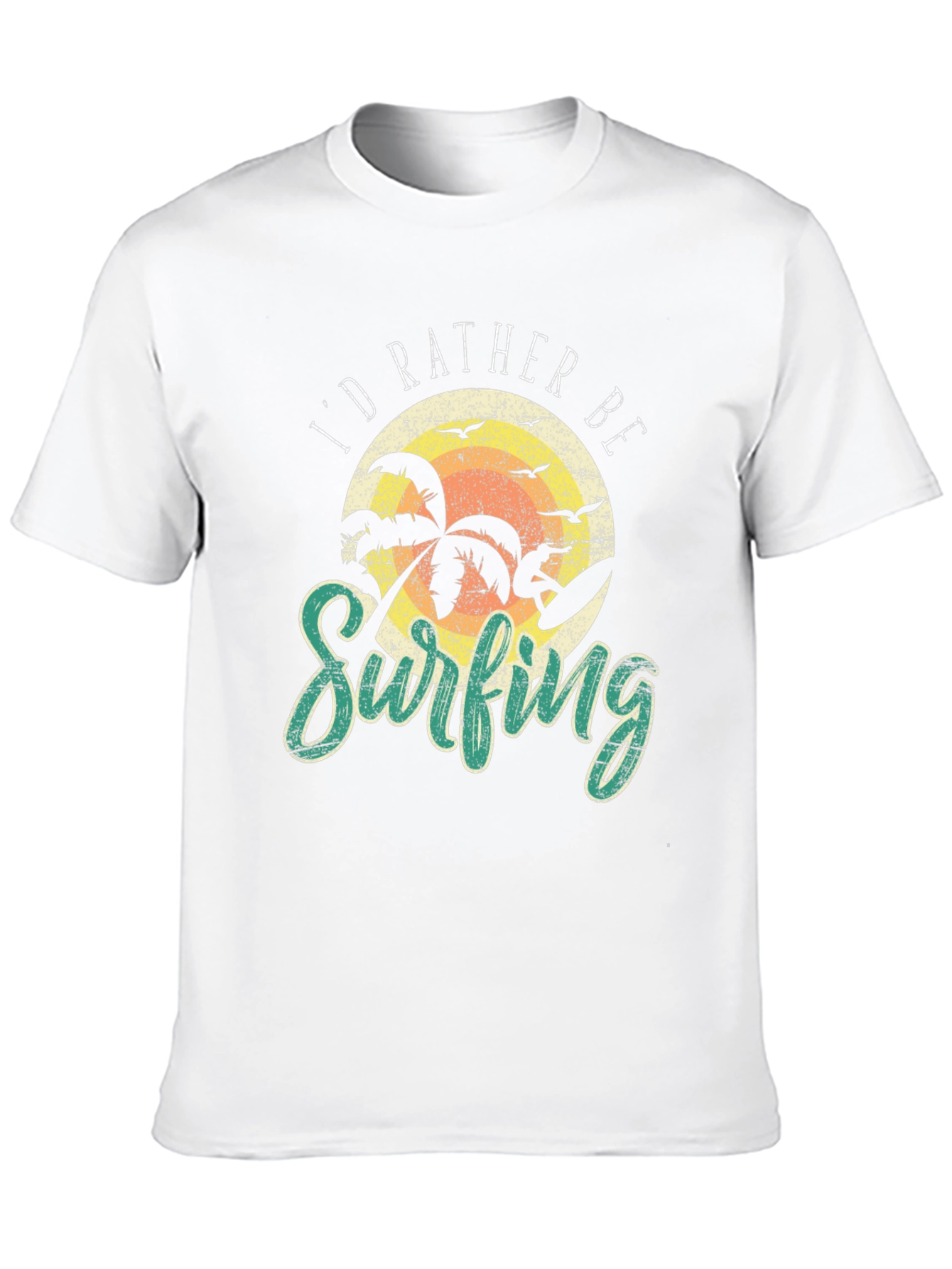 Camiseta Negra Prefiero Surfear