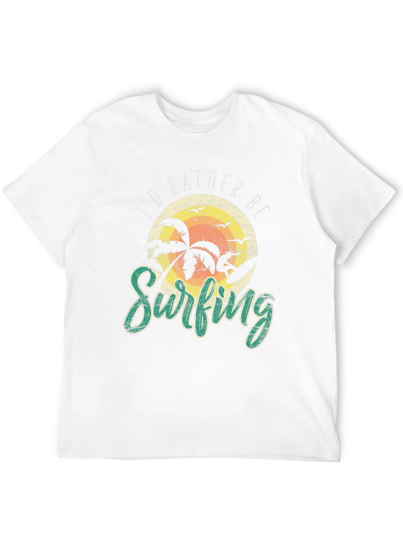 Camiseta Negra Prefiero Surfear