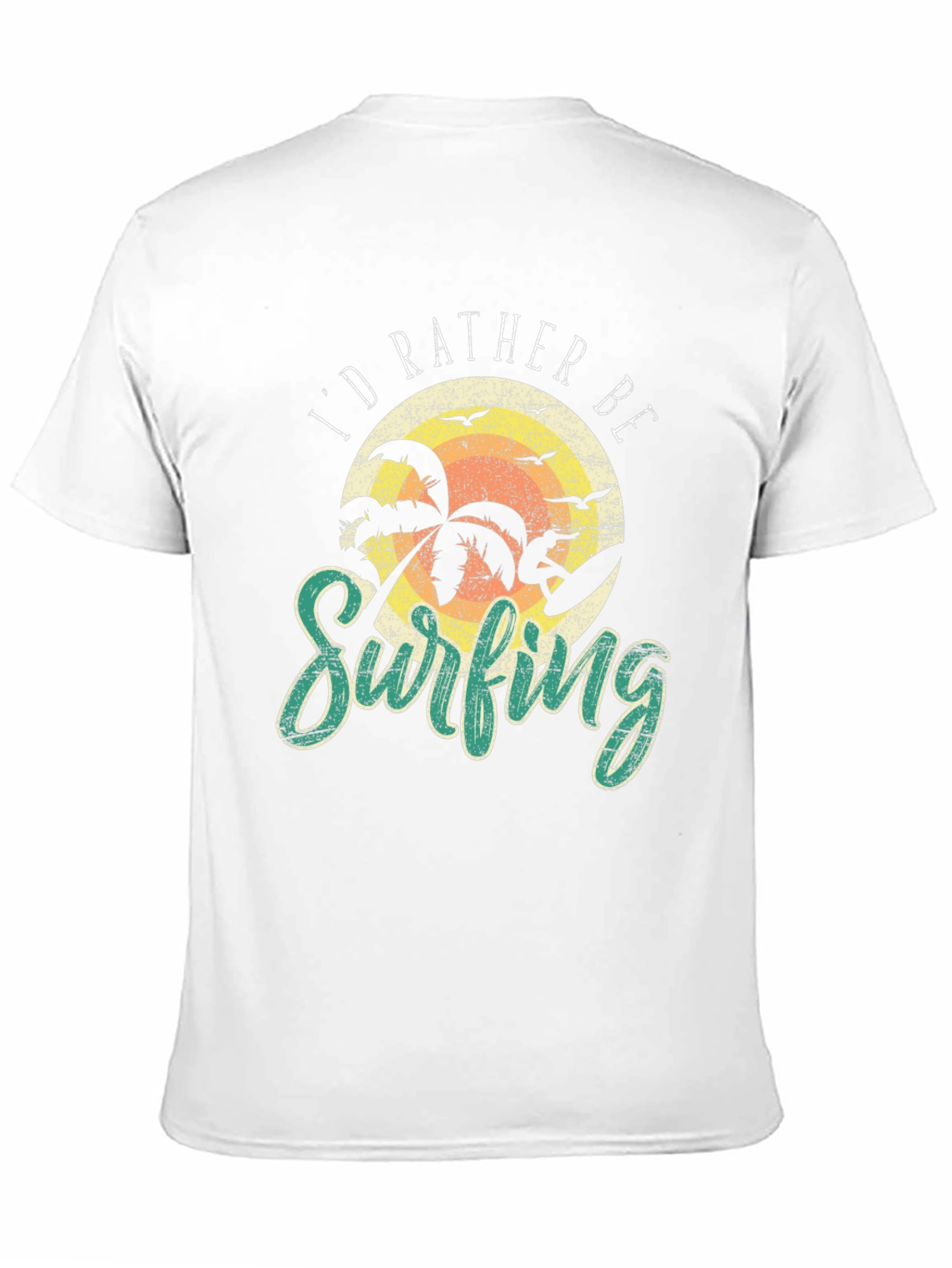 Camiseta Negra Prefiero Surfear
