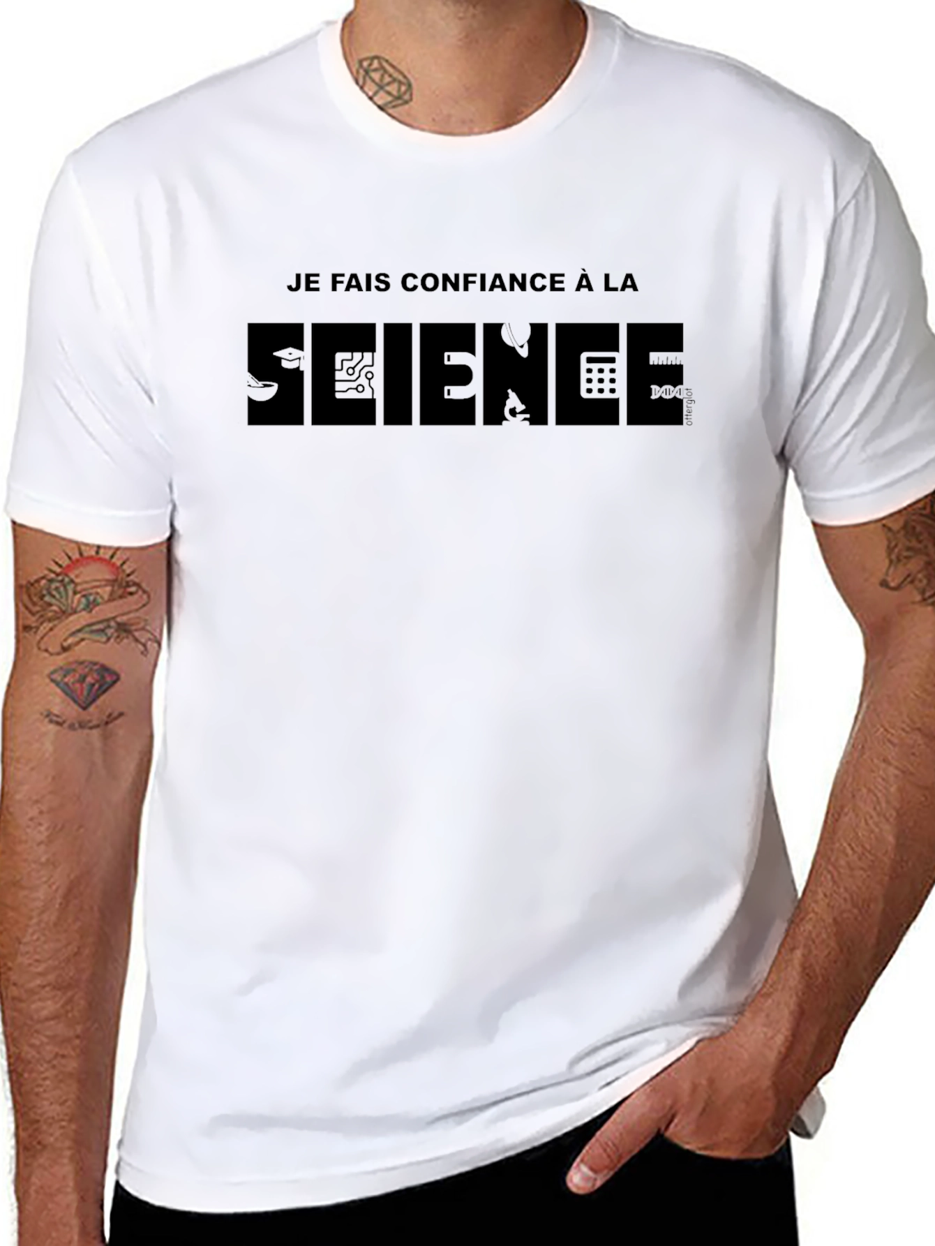 Camiseta Ciencia Hombre - Confianza en la Ciencia