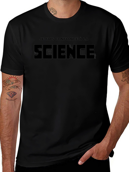 Camiseta Ciencia Hombre - Confianza en la Ciencia