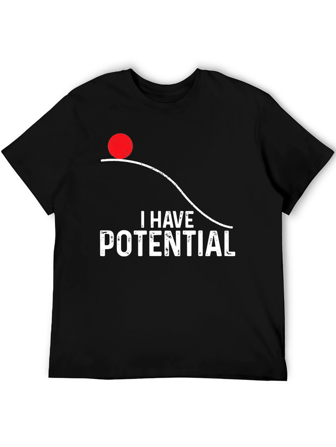 Camiseta Tengo Potencial Física Divertida