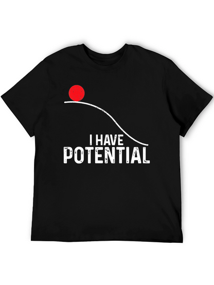 Camiseta Tengo Potencial Física Divertida