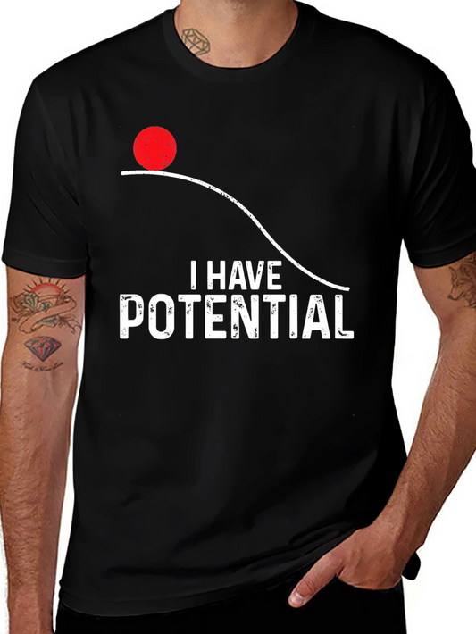 Camiseta Tengo Potencial Física Divertida
