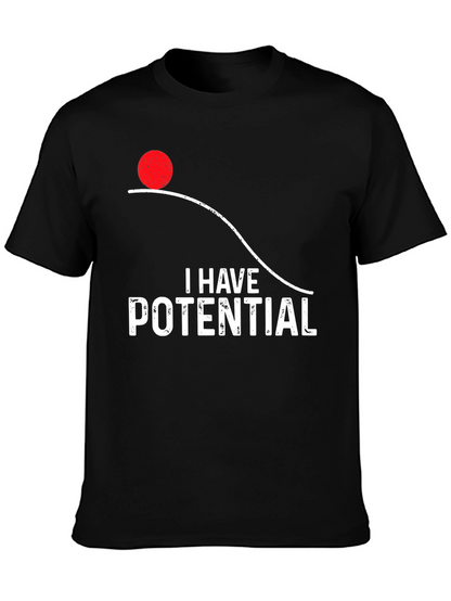 Camiseta Tengo Potencial Física Divertida