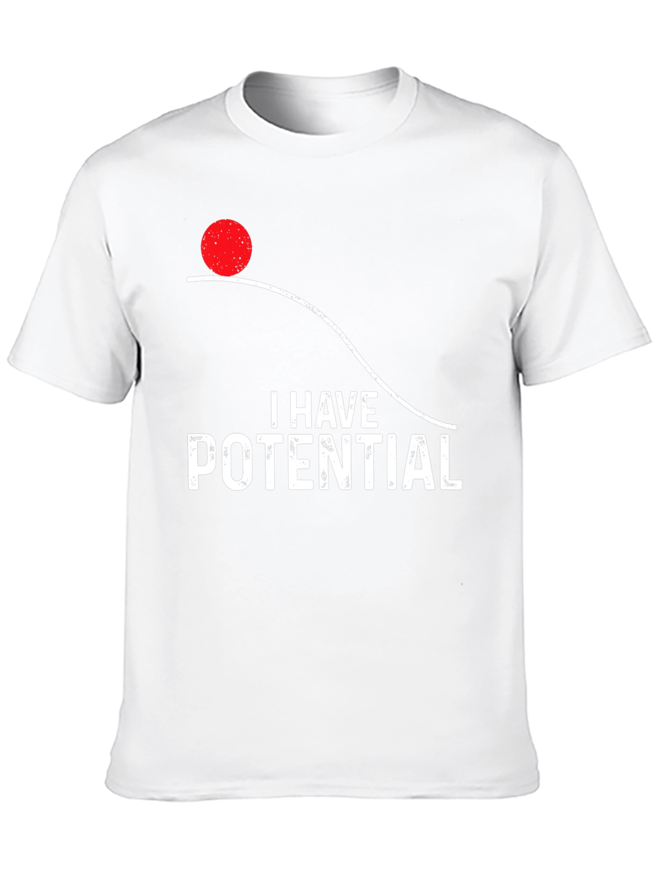 Camiseta Tengo Potencial Física Divertida