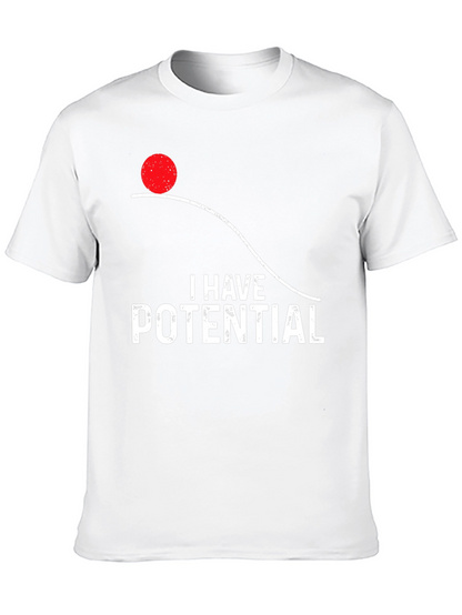Camiseta Tengo Potencial Física Divertida