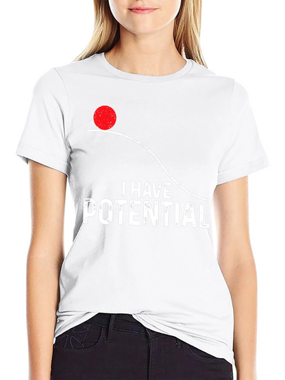 Camiseta Tengo Potencial Física Divertida