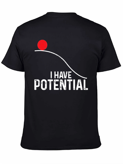 Camiseta Tengo Potencial Física Divertida