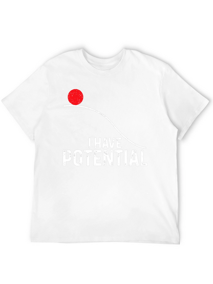 Camiseta Tengo Potencial Física Divertida