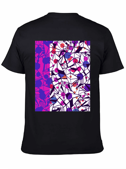Camiseta Hombre Diseño Geométrico Moderno