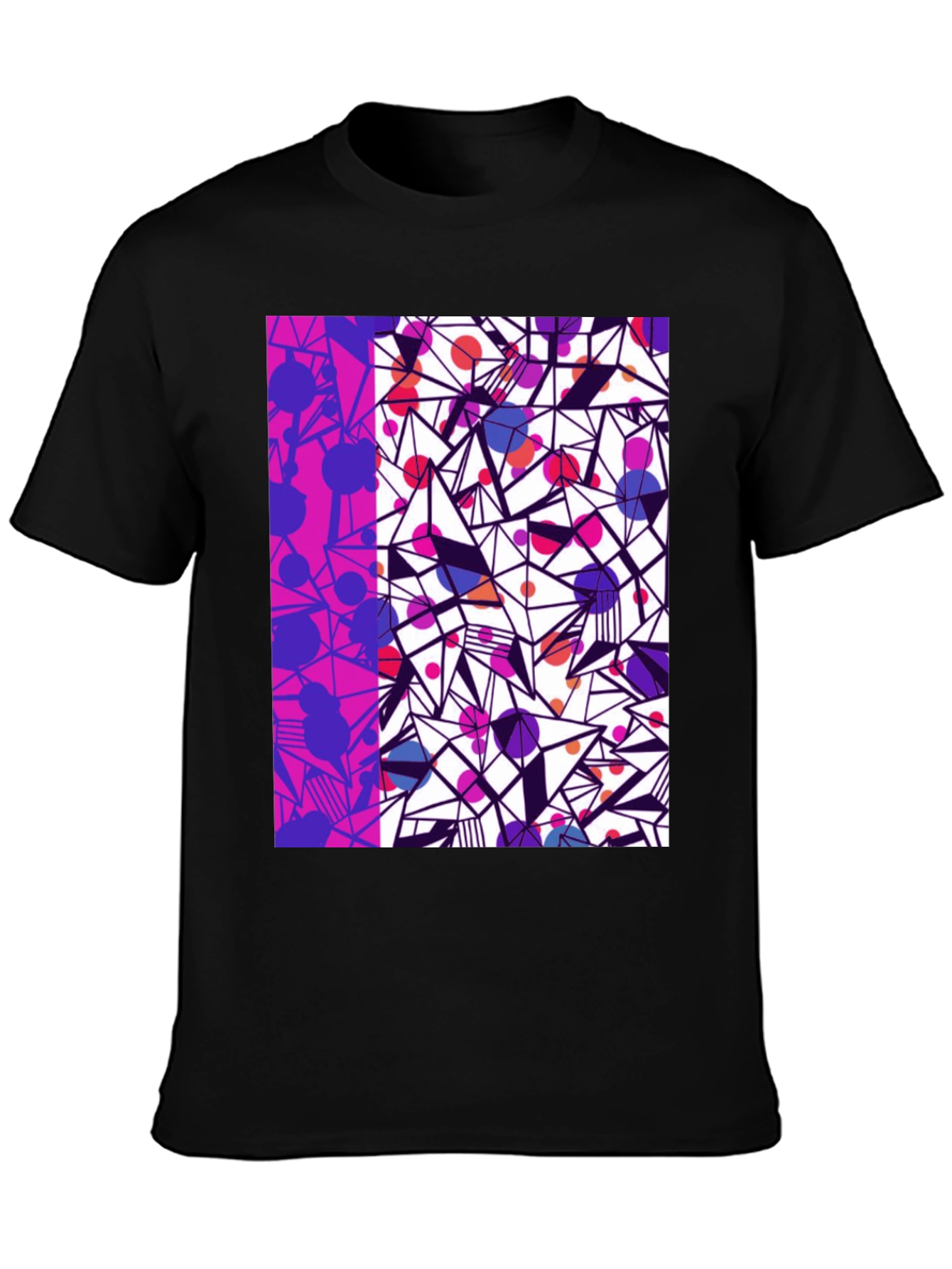 Camiseta Hombre Diseño Geométrico Moderno