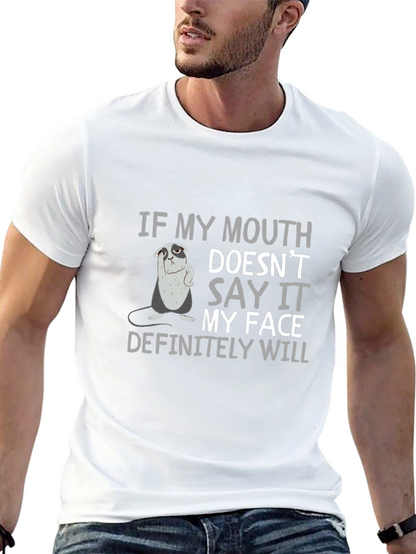 Camiseta Negra con Diseño Gráfico Divertido