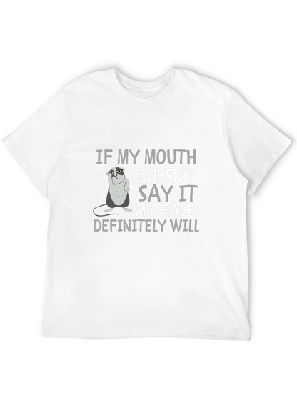 Camiseta Negra con Diseño Gráfico Divertido