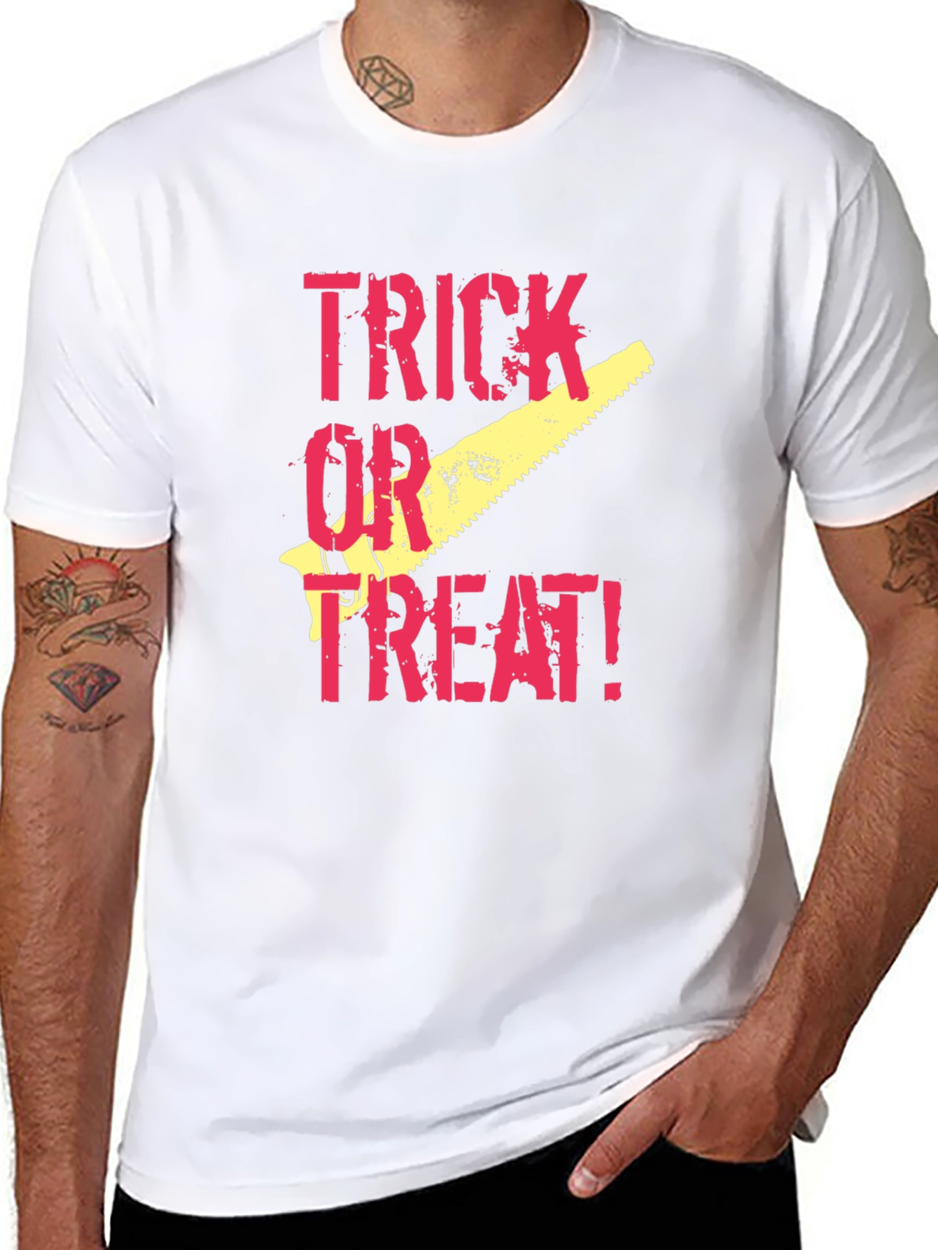 Camiseta Truco o Trato con Sierra - Halloween