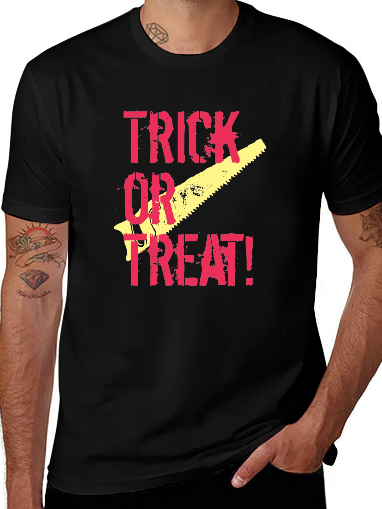 Camiseta Truco o Trato con Sierra - Halloween