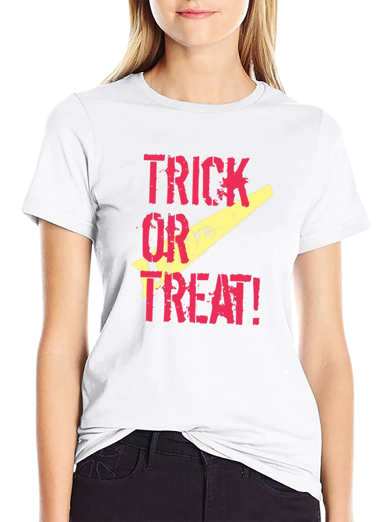 Camiseta Truco o Trato con Sierra - Halloween