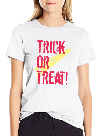 Camiseta Truco o Trato con Sierra - Halloween