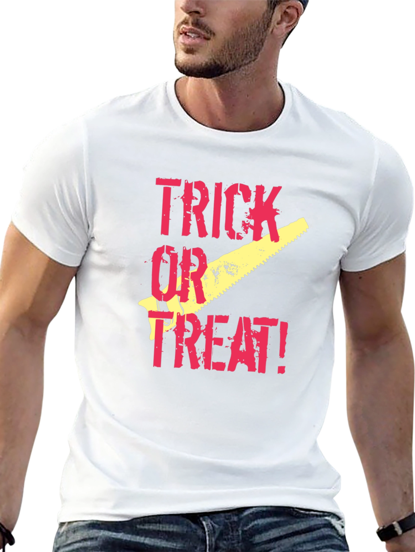 Camiseta Truco o Trato con Sierra - Halloween