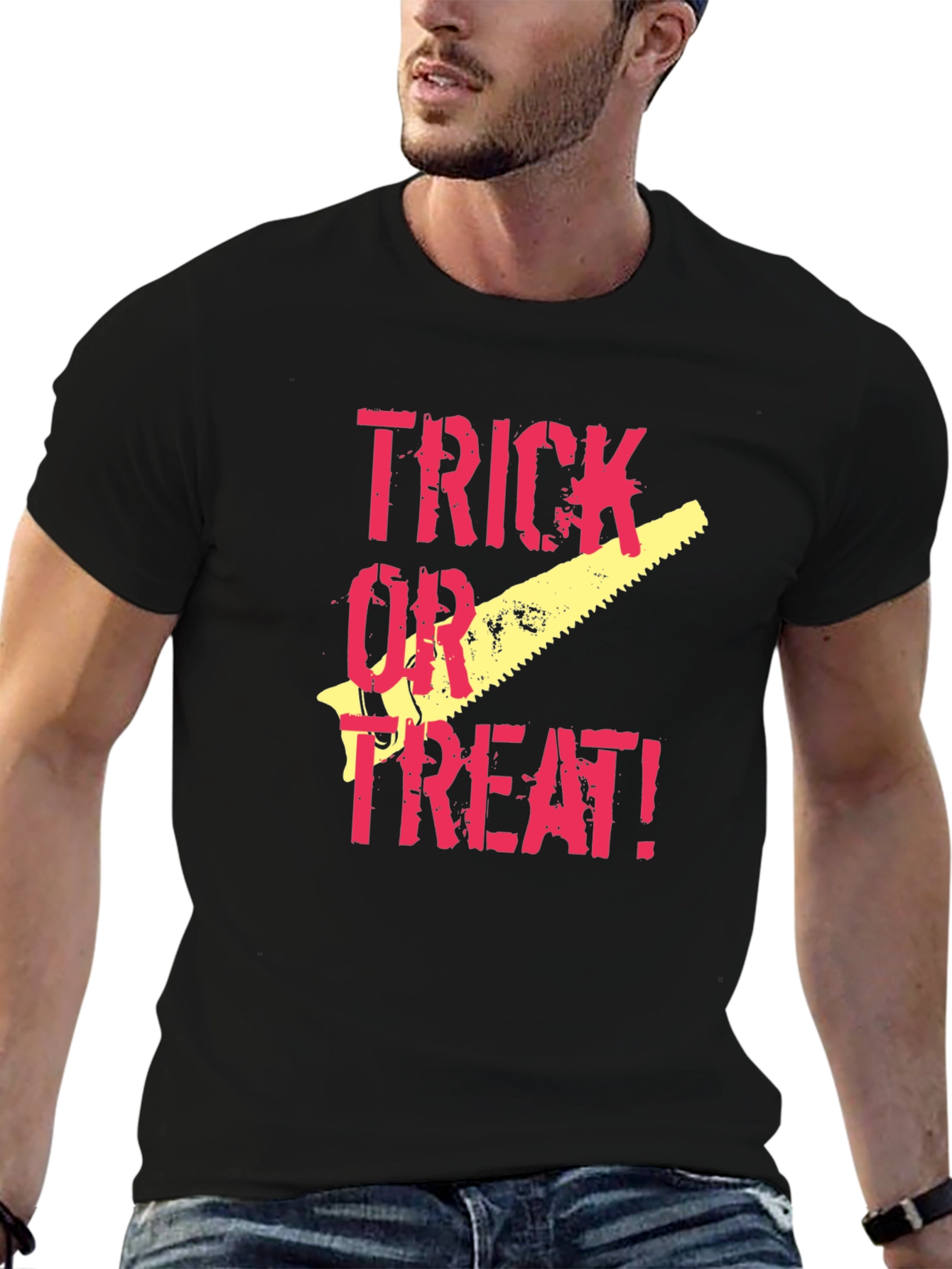 Camiseta Truco o Trato con Sierra - Halloween