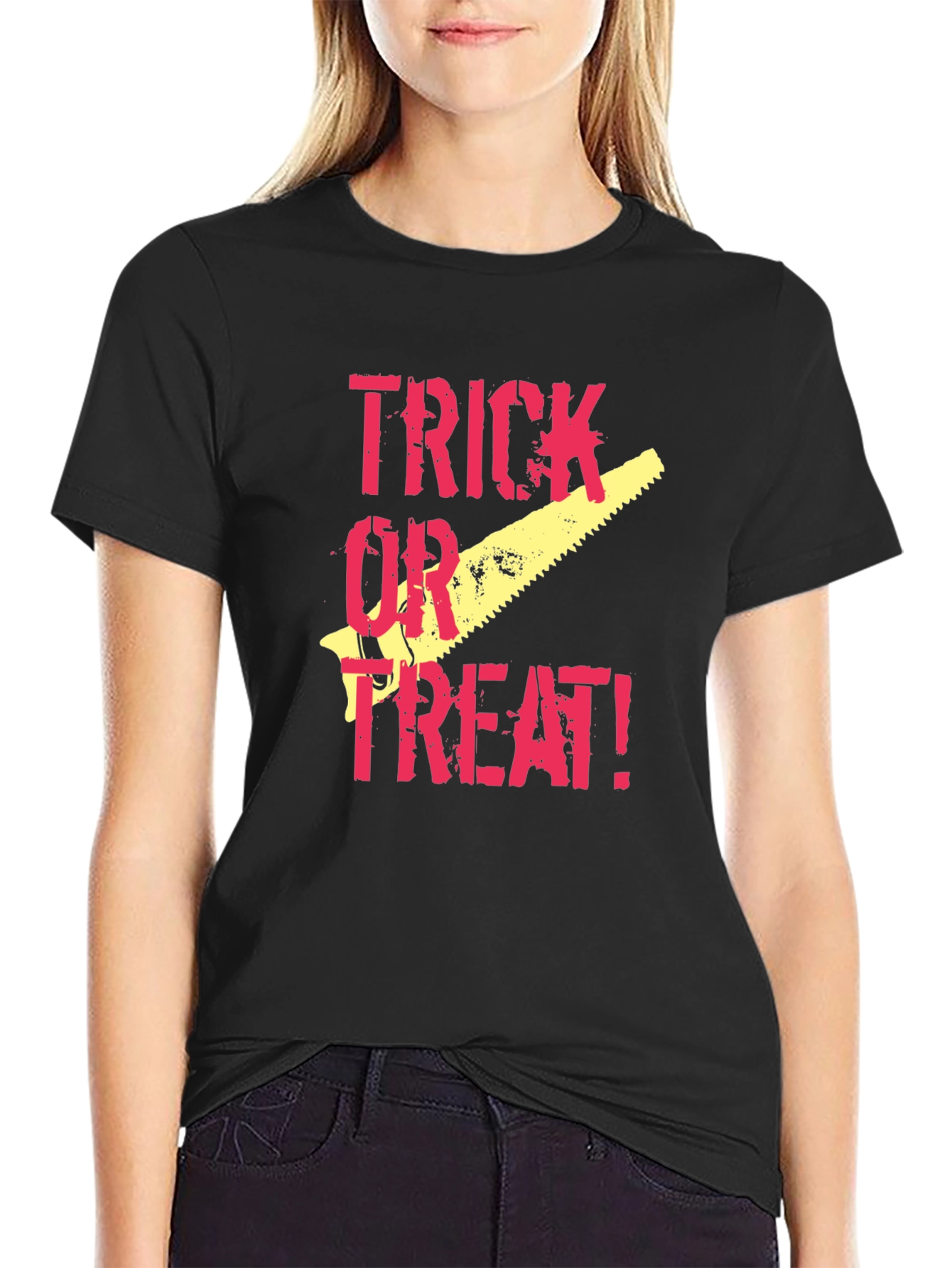 Camiseta Truco o Trato con Sierra - Halloween