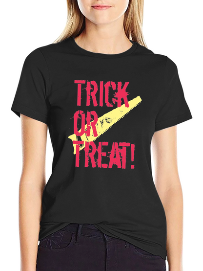 Camiseta Truco o Trato con Sierra - Halloween