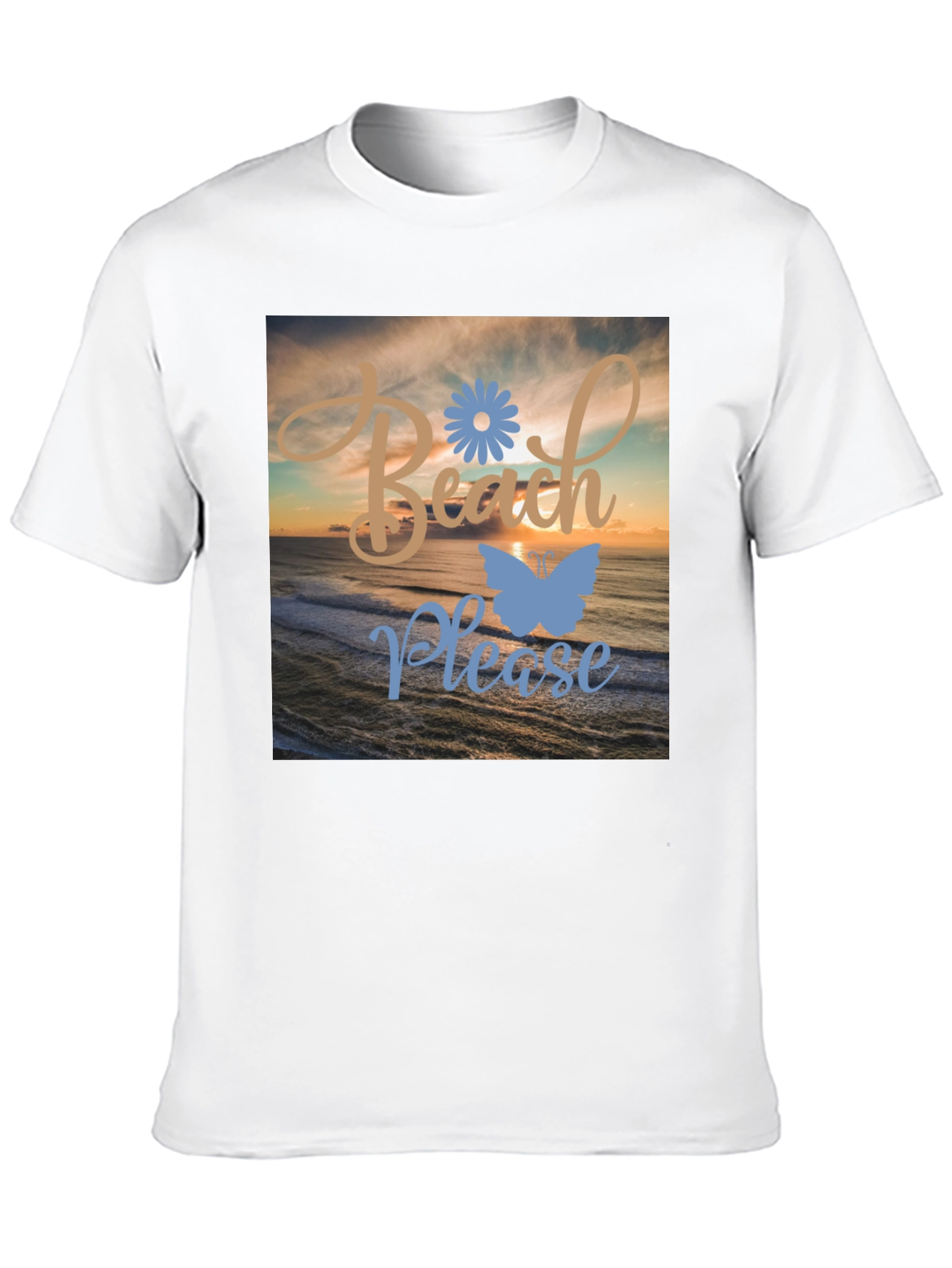 Camiseta Negra Beach Please