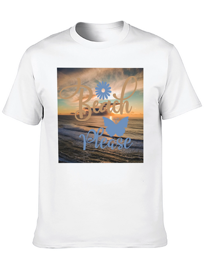 Camiseta Negra Beach Please