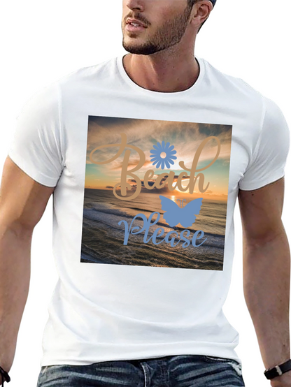 Camiseta Negra Beach Please